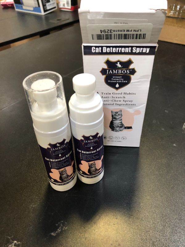 Photo 1 of CAT DETERRENT SPRAY 3.4 OZ EACH (2 PK)
