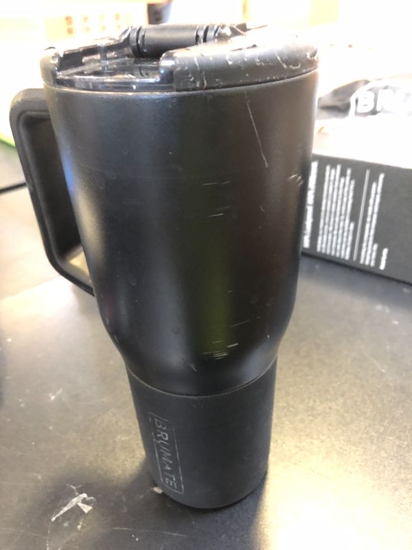 Photo 1 of BrüMate Müv - 35oz 100% Leak Proof Insulated Coffee Mug with Handle & Lid - Stainless Steel Coffee Travel Mug - Double Walled Coffee Cup (Matte Black)
