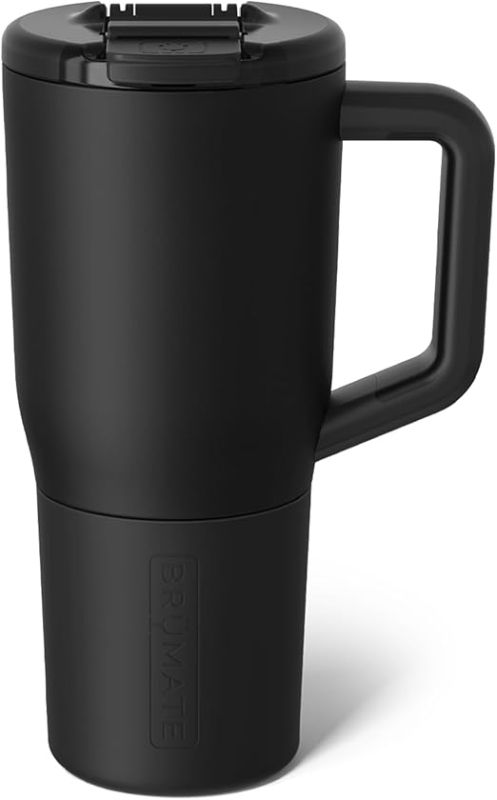 Photo 1 of BrüMate Müv - 35oz 100% Leak Proof Insulated Coffee Mug with Handle & Lid - Stainless Steel Coffee Travel Mug - Double Walled Coffee Cup (Matte Black)
