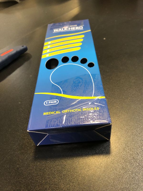 Photo 1 of Inserts Relieve Plantar Fasciitis - Flat Feet Insoles Arch Supports, Orthotic Insoles for Foot Pain Arch Pain Reduce Muscle Fatigue Absorb Shock (Mens 6-6 1/2 | Womens 8-8 1/2)