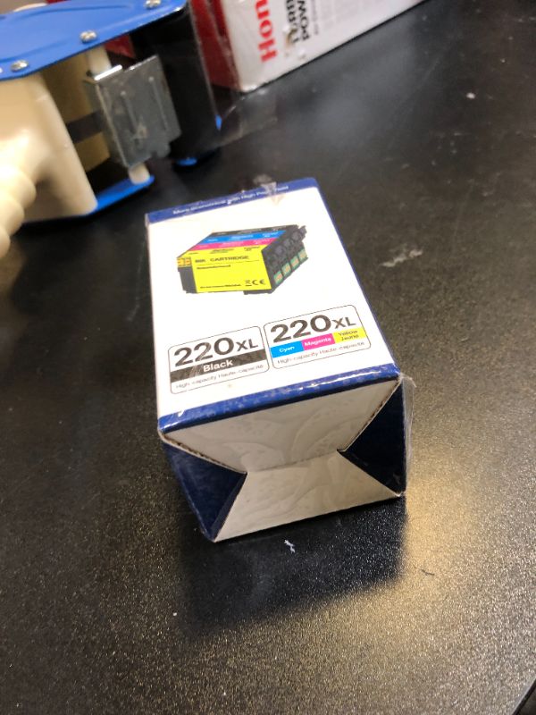 Photo 1 of CEEBOO 220XL High Yield Remanufactured Ink Cartridges Replacement for Epson 220 XL, Use with Epson WF-2760 WF-2750 WF-2660 WF-2650 WF-2630 XP-424 XP-420 XP-320 (Black Cyan Magenta Yellow), 4 Pack
