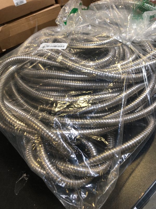 Photo 1 of Rosy Earth 100 FT Garden Hose Expandable - 304 Stainless Steel Water Hose 100 FT - Heavy Duty Flexible Kink Free Hose, no Bite