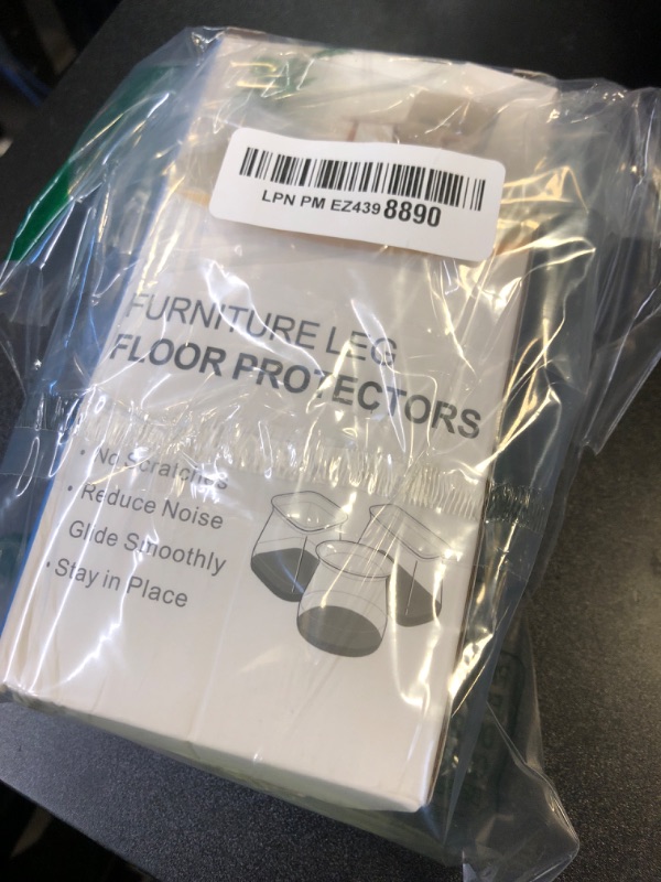 Photo 1 of 32 Pcs Chair Leg Floor Protectors for Hardwood Floors Silicone Covers to Protect Wood Tile Floors Felt Bottom Furniture Leg Caps Anti-Scratch Reduce Noise (Fit:1.3"-2")