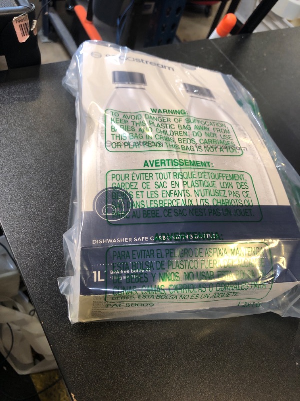 Photo 1 of SodaStream Pack of 1L Dishwasher Fuse Bottles