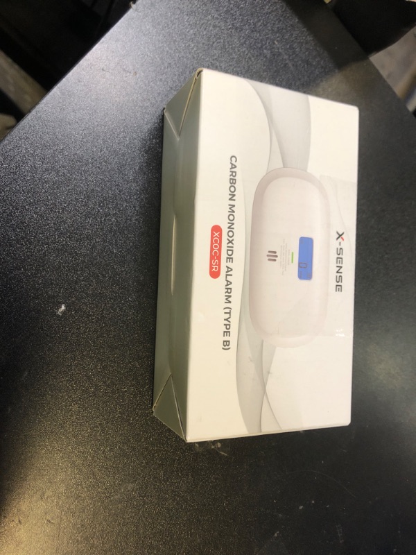Photo 1 of X-Sense Carbon Monoxide Detector, Replaceable Battery Powered CO Alarm with Digital Display, Portable Carbon Monoxide Detector for Travel, XC0C-SR, 1-Pack
