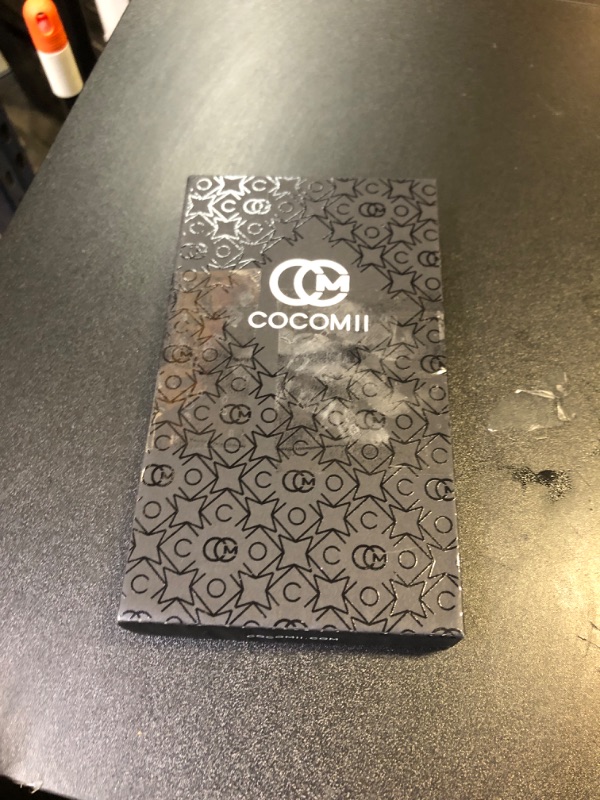 Photo 1 of Cocomii - Rectangle Case Compatible with iPhone 16 Pro - Compatible with MagSafe, Crocodile Leather, Fashionable Pattern, Matte, Magnetic Phone Case for iPhone 16 Pro 6.3 inch, Black