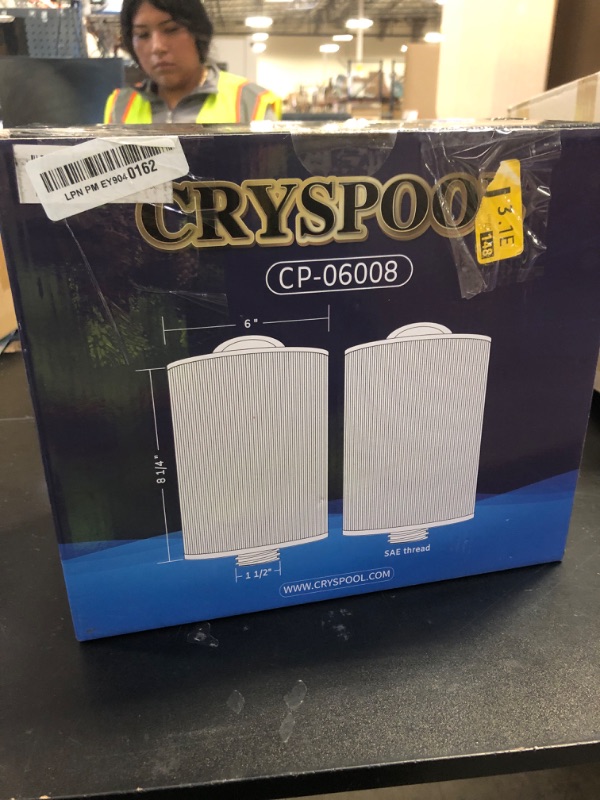 Photo 1 of Cryspool® 06008 Filter Compatible with 6CH-940, PWW50P3 (NOT PWW50P4), FC-0359, Viking Spa Hot Tub Filter, 45 Sq. Ft Spa Filter Cartridge, 2 Pack