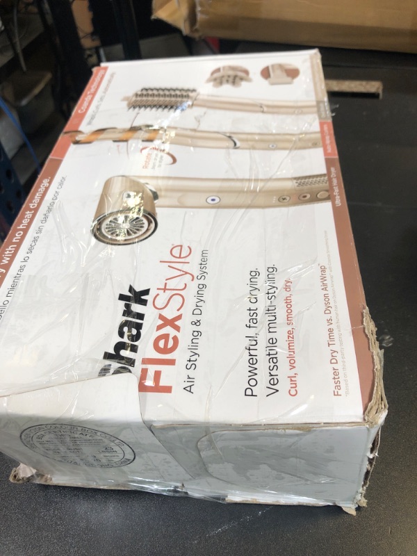 Photo 1 of Shark HD435 FlexStyle Air Styling & Drying System, Powerful Hair Blow Dryer & Multi-Styler with Auto-Wrap Curlers, Curl-Defining Diffuser, Oval Brush, & Concentrator Attachment, Stone