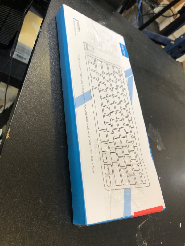 Photo 1 of OMOTON Wireless Keyboard - 2.4G USB, Compact and Quiet, Slim Wireless for Laptop Tablet Computer Desktop and PC (Black)