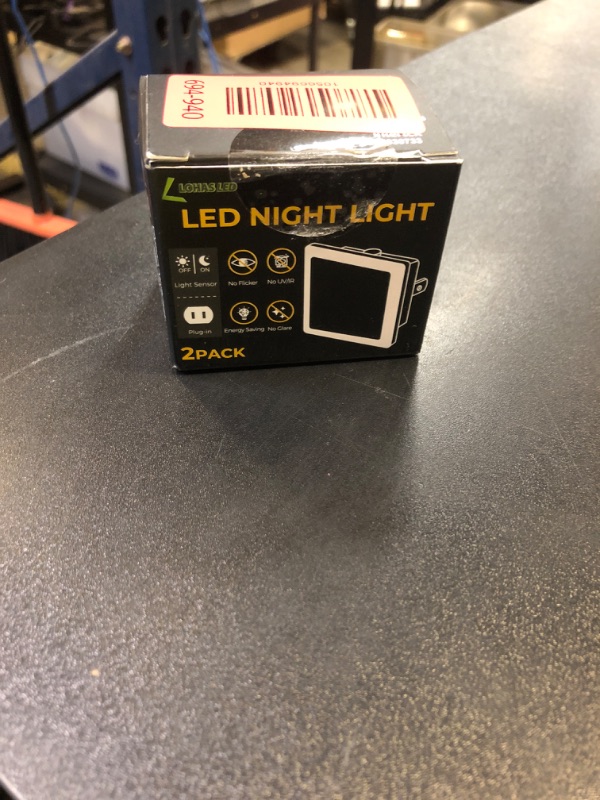 Photo 1 of L LOHAS LED Night Lights Plug into Wall 2-Pack, 0.3W Plug in Night Light, Dusk to Dawn, 3000K Soft White, Bright Nightlight Auto-On/Off, for Adults Kids Room Bedroom Bathroom Hallway Kitchen, Non-Dim