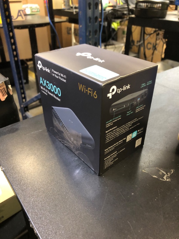Photo 1 of TP-Link Dual-Band Wi-Fi 6 AX3000 Travel Router TL-WR3002X | Multi-Gig Portable | OpenVPN, WireGuard | Easy Public WiFi Sharing | Hotel/Cruise/Travel Approved | Phone WiFi Tether | USB 3.0 | Multi-Mode