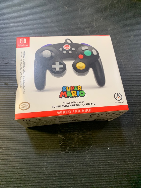 Photo 1 of PowerA GameCube Style Wired Controller for Nintendo Switch - Bowser
