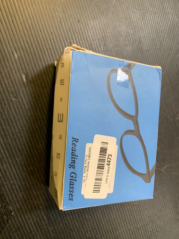 Photo 1 of NORPERWIS Reading Glasses 5 Pairs Quality Readers Spring Hinge Glasses for Reading for Men and Women (5BLACK, 1.75)