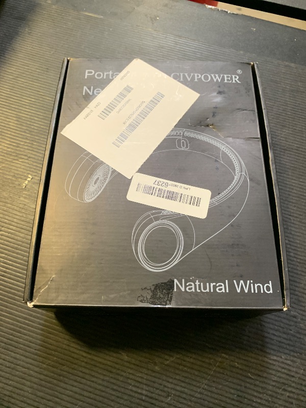 Photo 1 of FrSara Neck Fan, Portable Personal Fan Strong Wind, 5200mAh, Air Volume,360° Cooling, No Hair Twisting, Air Volume On 2 Sides, Non-Slip, Quick Charge, Long Use Time, Birthday Gift for Women, Dad, Men