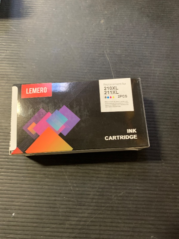 Photo 1 of LEMERO PG-210XL CL-211XL Remanufactured Ink Cartridges Replacement for Canon 210XL 211XL Ink Combo Pack Work with Canon PIXMA IP2702 MP230 MP250 MP280 MP480 MP495 MX320 MX350 MX420 Printer (2 Pack)