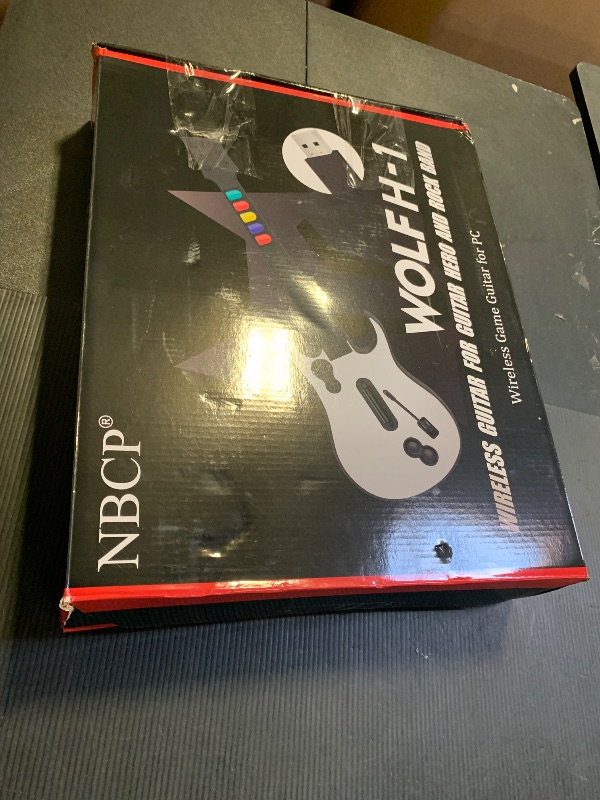 Photo 1 of NBCP Wireless PC Guitar Controller -Clone Hero Guitar for PC with USB Dongle, 2.4G Rock Band/Hero III,World Tour Compatible, Plug & Play