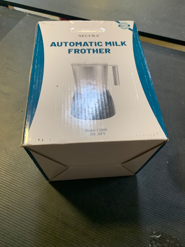 Photo 1 of Secura 17oz Electric Milk Frother and Steamer, Stainless Steel Detachable Milk Jug, 4-in-1 Hot & Cold Foam Maker for Latte, Cappuccino & Hot Chocolate, BPA & Teflon-Free, Dishwasher Safe
