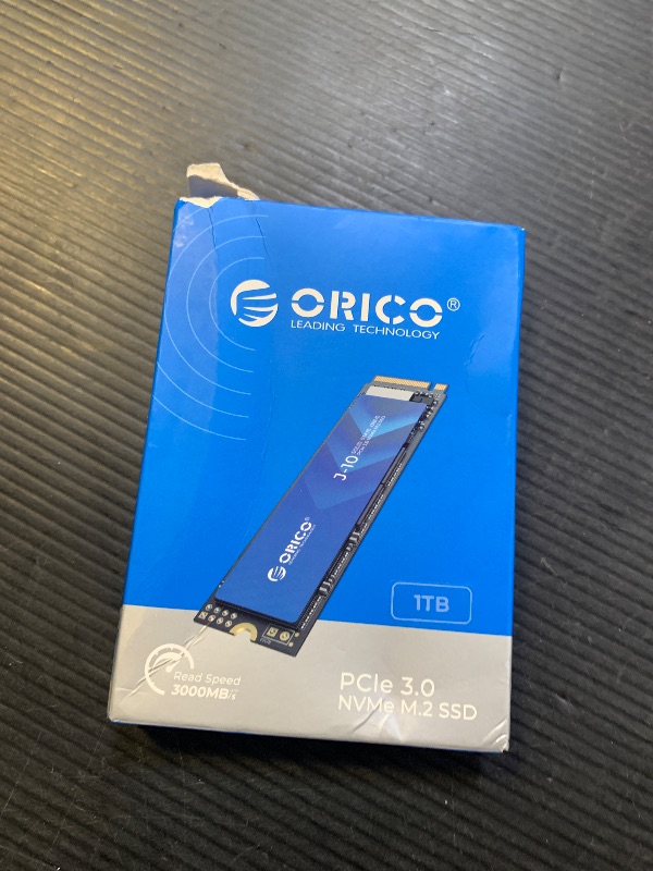 Photo 1 of ORICO NVMe SSD 1TB M.2 with Heatsink, Up to 3100MB/s PCIe Gen3x4 2280 Internal Solid State Drive, SLC Cache 3D NAND, Compatible with Laptop and PC Desktops -J10