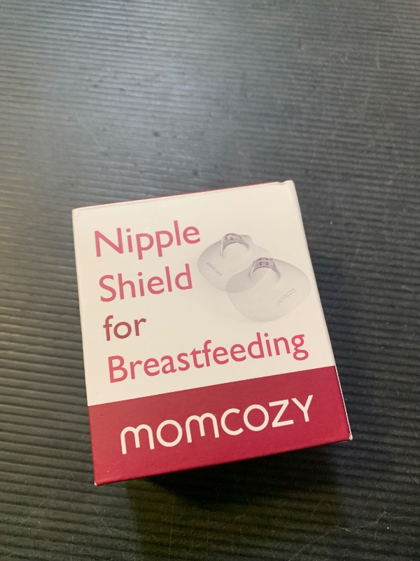 Photo 1 of Momcozy Contact Nipple Shields, 100% Food-Grade Silicone for Breastfeeding Difficulties, Ultra-Thin & Super-Soft, Made Without BPA/BPS, Include Carry Case, 20mm