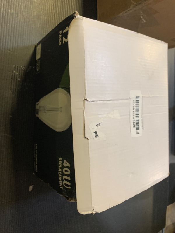 Photo 1 of 12 Pack Dimmable LED Edison Bulbs 40 Watts Equivalent, 4 Watt LED Filament Bulb, 5000K Daylight ST19 Light Bulb, 400LM E26 Vintage Bulbs for Light