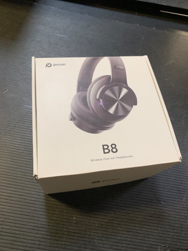 Photo 1 of Picun B8 Bluetooth Headphones, 120H Playtime Headphone Wireless Bluetooth with 3 EQ Modes, Low Latency, Hands-Free Calls, Over Ear Headphones for Travel Home Office Cellphone PC Black