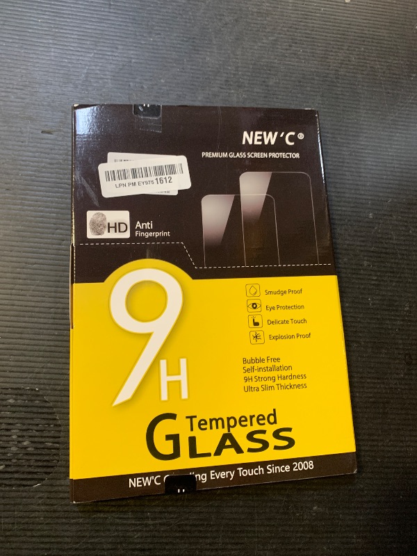 Photo 1 of NEW'C 2 Pack Designed for iPad Air 3 (10.5 Inch 2019 Model) and iPad Pro 10.5 2017, Screen Protector Film - 9H Hardness Glass - Installation Frame Included