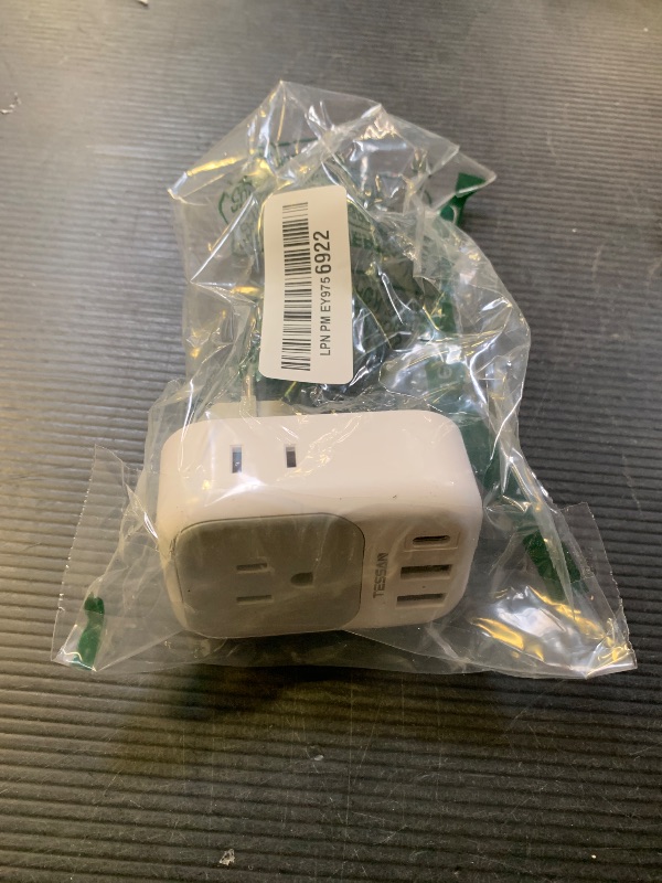 Photo 1 of TESSAN Type E F Plug Adapter, Germany France Power Adapter with 3 USB Ports(1 USB C), 4 AC Outlets Travel Adaptor for US to Europe EU Spain Iceland Korea Greece Russia German French