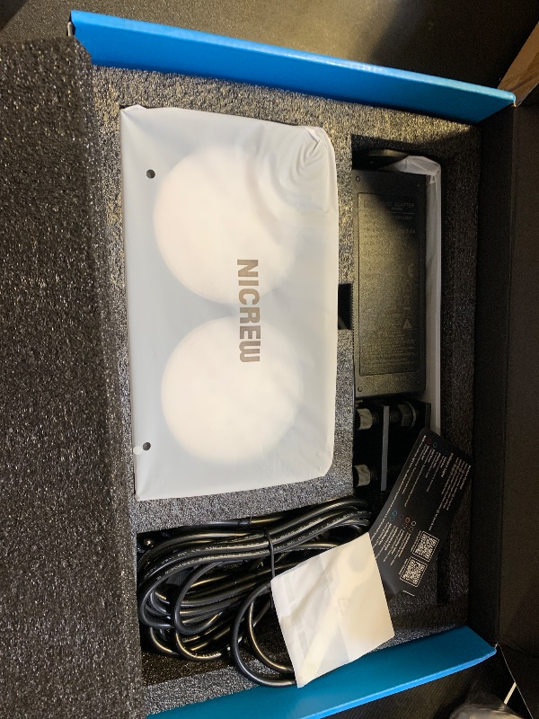 Photo 1 of NICREW NavaReef 135 Reef LED Light, 135W Reef Aquarium Lighting for LPS/SPS Corals and Saltwater Fish Tanks, Built-in Timer, Blue Focused Spectrum