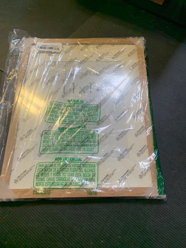 Photo 1 of 11x14 Picture Frame, Solid Oak 11x14 Photo Frame with Mat to 8x10, 14x11 Natural Oak Wood Frames for Wall, Set of 1