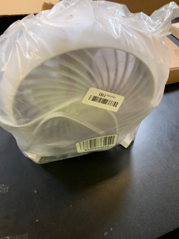 Photo 1 of Honeywell TurboForce Air Circulator, Small Tabletop Fan, Quiet Personal Fan for Home or Office, 3 Speeds, 90 Degree Pivoting Head, White, HT-904