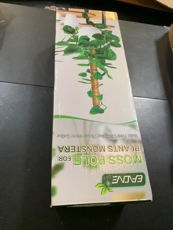 Photo 1 of EAONE 96'' Moss Pole for Plants Indoor, 6 Pack 16” Monstera Plant Support Moss Stick for Climbing Plants, Stackable Coir Totem Pole Monstera Stakes with 12 Plant Labels & 100 Ties for Potted Plants