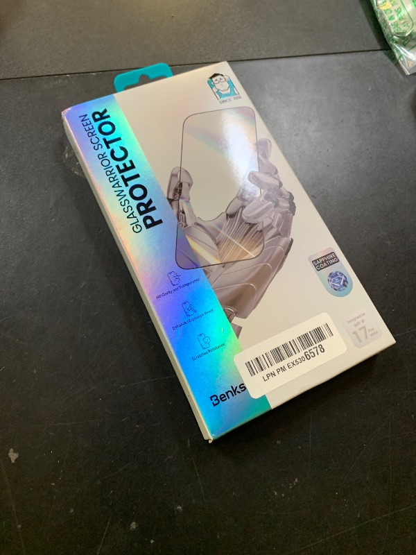 Photo 1 of BENKS GlassWarrior Sapphire Screen Protector for iPhone 17 Pro Max 6.9 inch, 3D Curved Full Coverage Tempered Glass, Ultra HD Clarity, Anti-Fingerprint, Scratch & Shatter Resistant