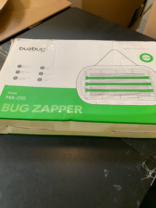 Photo 1 of Buzbug Upgraded LED Bug Zapper Indoor, 10 Years Lifespan 3 Lamps Sustainable Less Power, 3800V Powerful Electric Mosquito Zapper, Durable Fly Trap Mosquito Trap, Fly Killer Fly Zapper -MA015PLUS