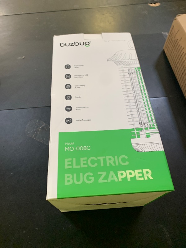 Photo 1 of Buzbug LED Bug Zapper Indoor Outdoor, 10 Years Lifespan, 6.5ft Power Cord, IPX4 Waterproof, High-Voltage, Mosquito Zapper, Fly Trap Mosquito Trap, Fly Killer Fly Zapper -MO008C