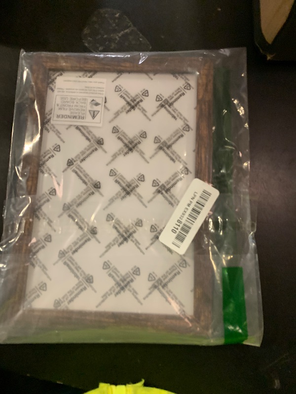 Photo 1 of BESCRCL 6x9 Picture Frame, Photo Frame for Wall Mounting or Tabletop Display, Brown