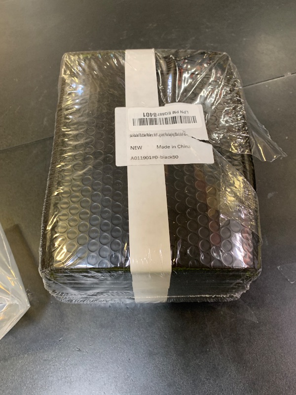 Photo 1 of packbabol Bubble Mailers, 6x9 Inch Poly Padded Bubble Mailers Pack of 50 Bubble Envelopes Opaque Self Seal Adhesive Waterproof Bags for Shipping and Packaging(Black,6x9-50Pc)