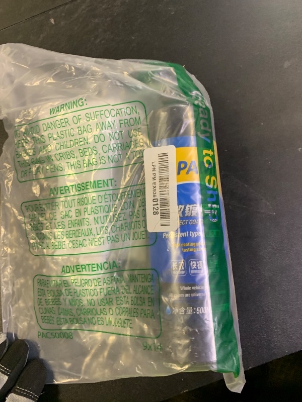 Photo 1 of Car Coating Spray Set, Quick Effect Coating Agent, Quickly Coat Car Wax, Scratch Wax Polish Spray Extremely Hydrophobic, Oil Film Emulsion Glass Cleaner (1PCS+Sponge+Cloth)