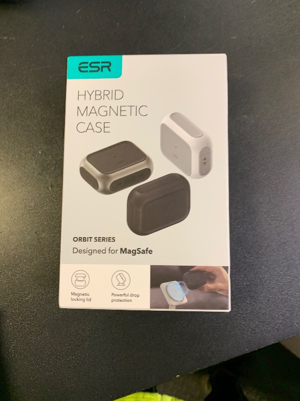 Photo 1 of ESR for AirPods Pro 3 Case, Compatible with AirPods Pro 3rd Generation Case (2025), Compatible with MagSafe, Full Drop Protection Cover with Lanyard, Black