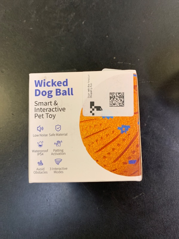 Photo 1 of Interactive Dog Toys: Smart Dog Ball – Auto-Bounce, Vibrating & Jumping Action! Durable Duraspin Design for Aggressive Chewers. Rechargeable & Long-Lasting, Keeps Dogs Busy and Entertained.