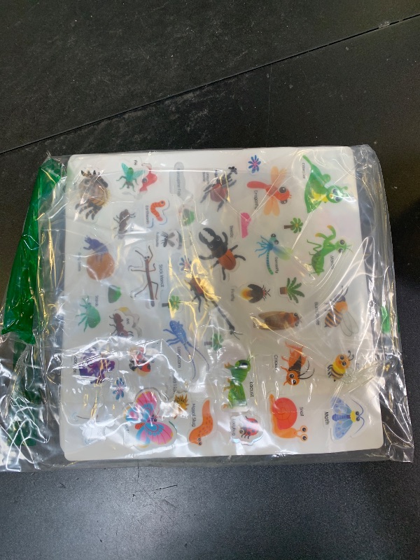 Photo 1 of 106 PCS Ocean/Animals/Insects Jelly Stickers - Thick, Removable Animal Window Clings for Toddlers. Great for Home, Classroom, Nursery Decor and Toddler Animal Party Supplies