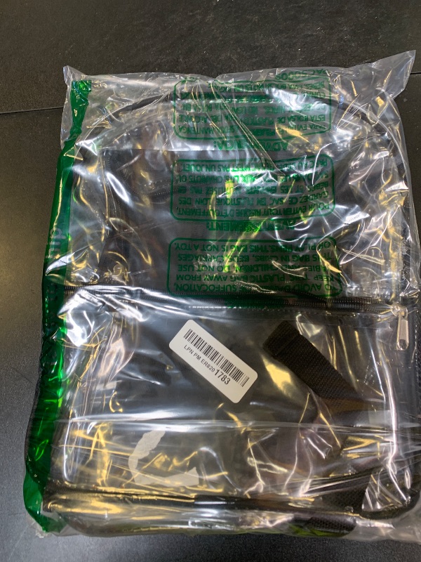 Photo 1 of Fomaris Clear Backpack for Stadium Events 12x6x12 Clear Bags Stadium Approved for Sports Concert Festival (Black)