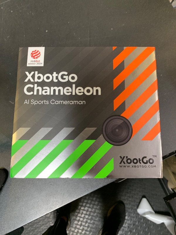 Photo 1 of XbotGo Chameleon AI Auto Sports Action Camera - 4K 60FPS Soccer Camera and Basketball Tracking Camera for Team Sports, Live Streaming, No Subscription, Works with iOS & Android (Lemon Green)