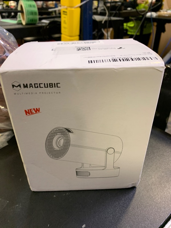 Photo 1 of Magcubic Mini Projector with WiFi 6 and Bluetooth 5.4, Portable Projector 4K support, 5w Soundbase Speaker, Auto Vertical Keystone 180°Rotatable Smart Proyector for Movie Home Outdoor HY300Pro+