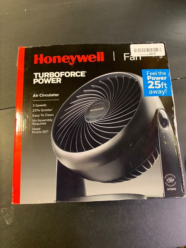 Photo 1 of Honeywell Turboforce Fan, Ht-900, 11 inch