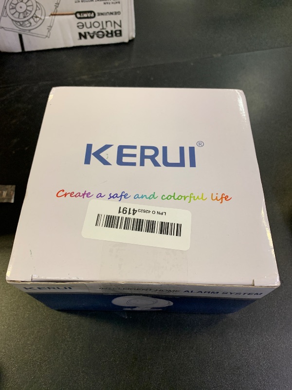 Photo 1 of KERUI Standalone Home Office Shop Security Alarm System Kit,Wireless Loud Indoor/Outdoor Weatherproof Siren Horn with Remote Control and Door Contact Sensor,Motion Sensor,Up to 115db,NO WiFi/GSM/APP