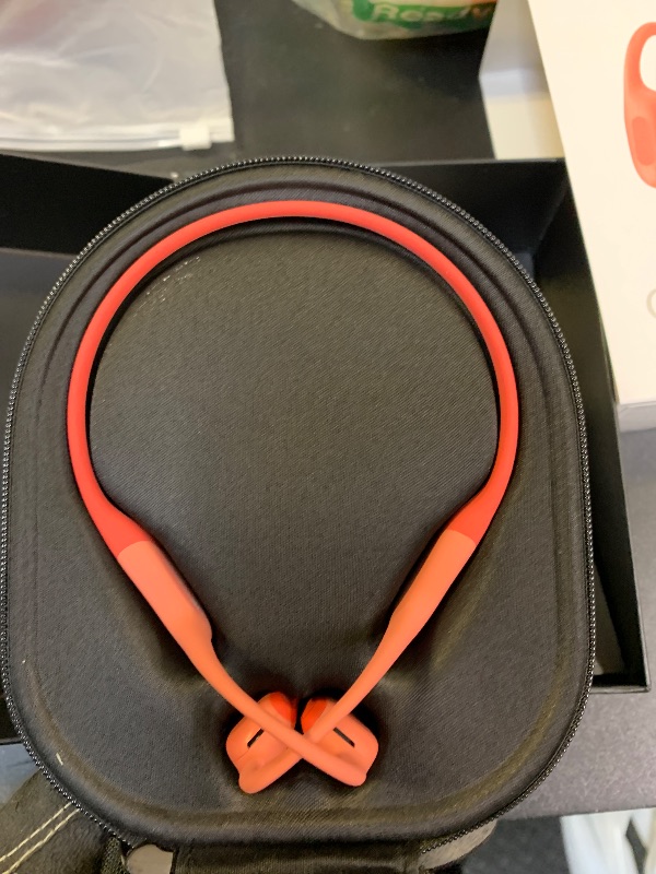 Photo 1 of SHOKZ OpenRun Pro - Open-Ear Bluetooth Bone Conduction Sport Headphones - Sweat Resistant Wireless Earphones for Workouts and Running with Premium Deep Base - Built-in Mic, with Hair Band