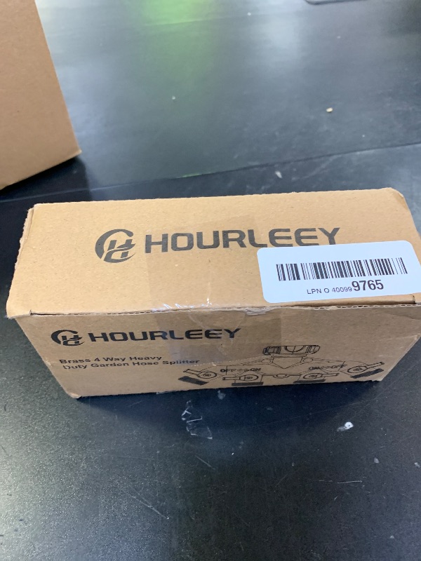 Photo 1 of Hourleey Brass 4 Way Heavy Duty Garden Hose Splitter, Water Hose Splitter for 3/4" Hose Connector, Hose Faucet Splitter Hose Spigot Adapter 4 Valves with 4 Rubber Washers & Tape