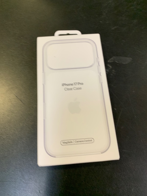 Photo 1 of Apple iPhone 17 Pro Clear Case with MagSafe MagSafe and Camera Control: Lightweight Phone Case, Wireless Charging Compatible, Smooth Glossy Finish