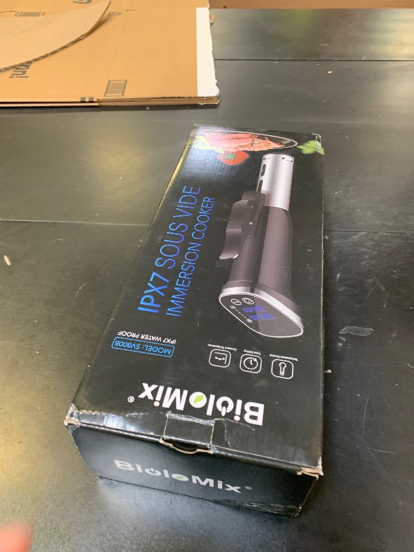 Photo 1 of Sous Vide Cooker Immersion Circulator IPX7 Waterproof, 1800 Watts Vacuum Food Cooker, LCD Digital Display(EU Plug, 220V)