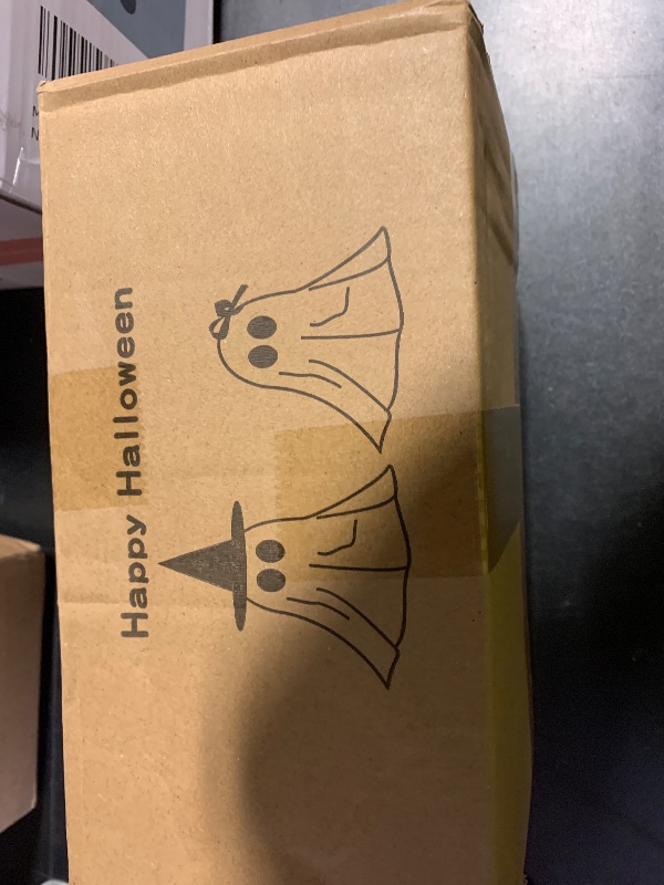 Photo 1 of [Timer] Light Up Halloween Ghost Decorations, Set of 2 DIY Spooky Ghosts Crafts, Scary Ghost for Halloween Decor Indoor Home Mantel Shelf & Tabletop Decor